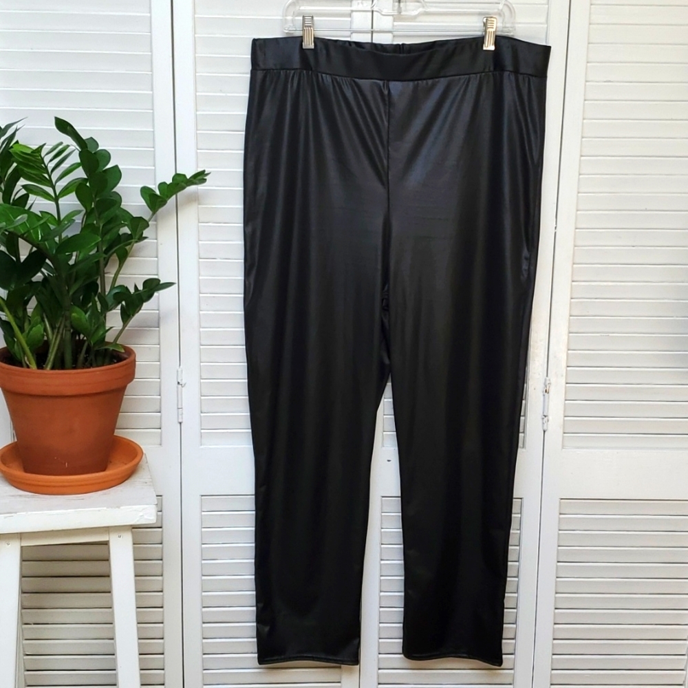 Boohoo Plus Faux Leather Leggings US Size 18